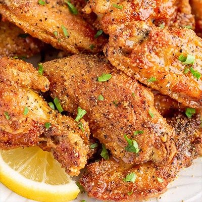 Lemon Pepper Dry Rub Wings
