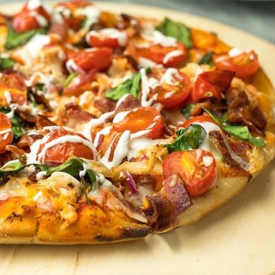 Manchurian Chicken Pizza